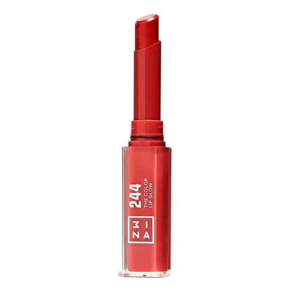 The Color Lip Glow - 244 de 3INA para mujeres - Lápiz labial de 0,05 oz