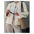thumbnail image 3 of SUNSIOM Cardigan Uni pour Femmes Manches Longues Col Rond Boutonné Pull Tricoté avec Poches, 3 of 6