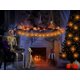 thumbnail image 5 of Guirnalda de luces de calabaza de Halloween, 20 LED, 8.2 pies, 8 modos, temporizador 3D, impermeable, naranja, Jack-O-Lantern, funciona con pilas, luces decorativas centelleantes para I, 5 of 5
