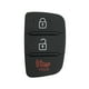 thumbnail image 1 of 3 botones Flip Remote Car Key Shell Pad reemplazo para Hyundai (tipo 2) Ehuebsd Accesorios para autos y motos, 1 of 4