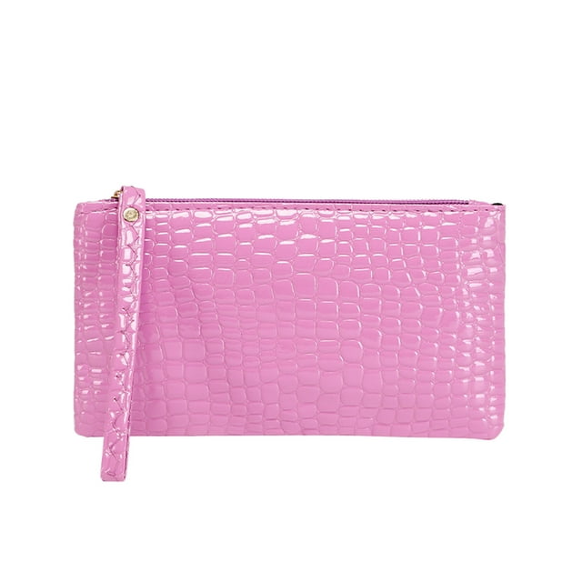 Faraee Womens Coin Purse Mini Change Wallet Small Leather Credit Card Holder Clutch Bag with Wristlet