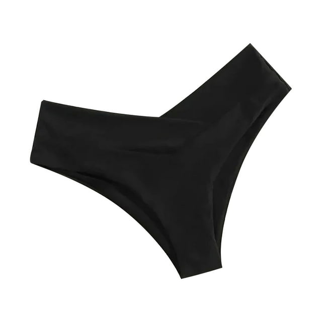 Funicet Maillots de Bain pour Femmes, Taille Basse, Sans Cicatrice, Unis
