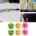 thumbnail image 3 of kusrkot 5x6 Pcs Pinces à Câble Bureau Rangement Support de Cordon de Fil avec Adhésif Solide, 3 of 8