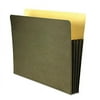 Wilson Jones WCC68RG Recycled File Pocket Straight Cut Letter 3 .5 Inch Expansion Green