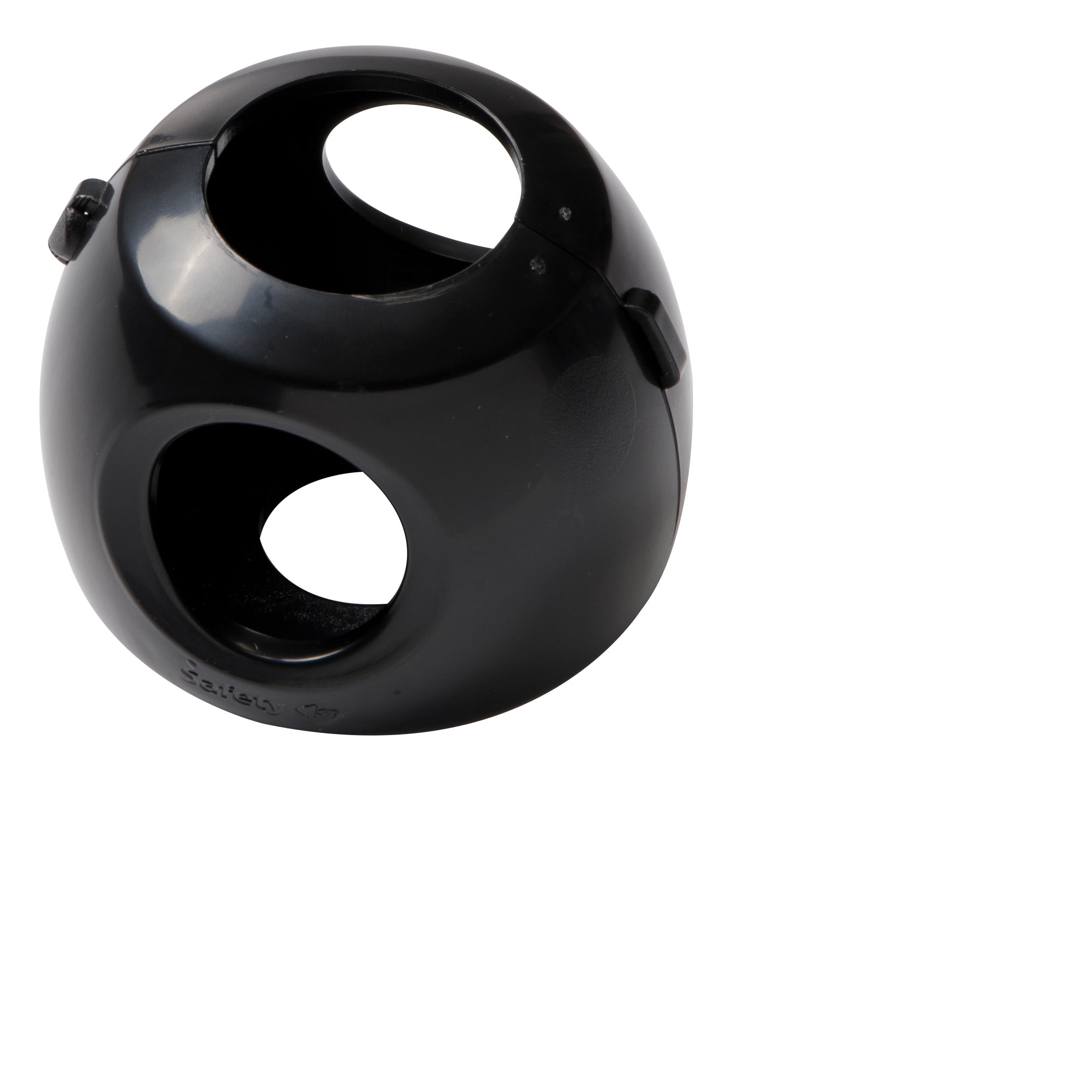Safety 1st Parent Grip Door Knob Covers for Childproofing, Black, 3 Pack