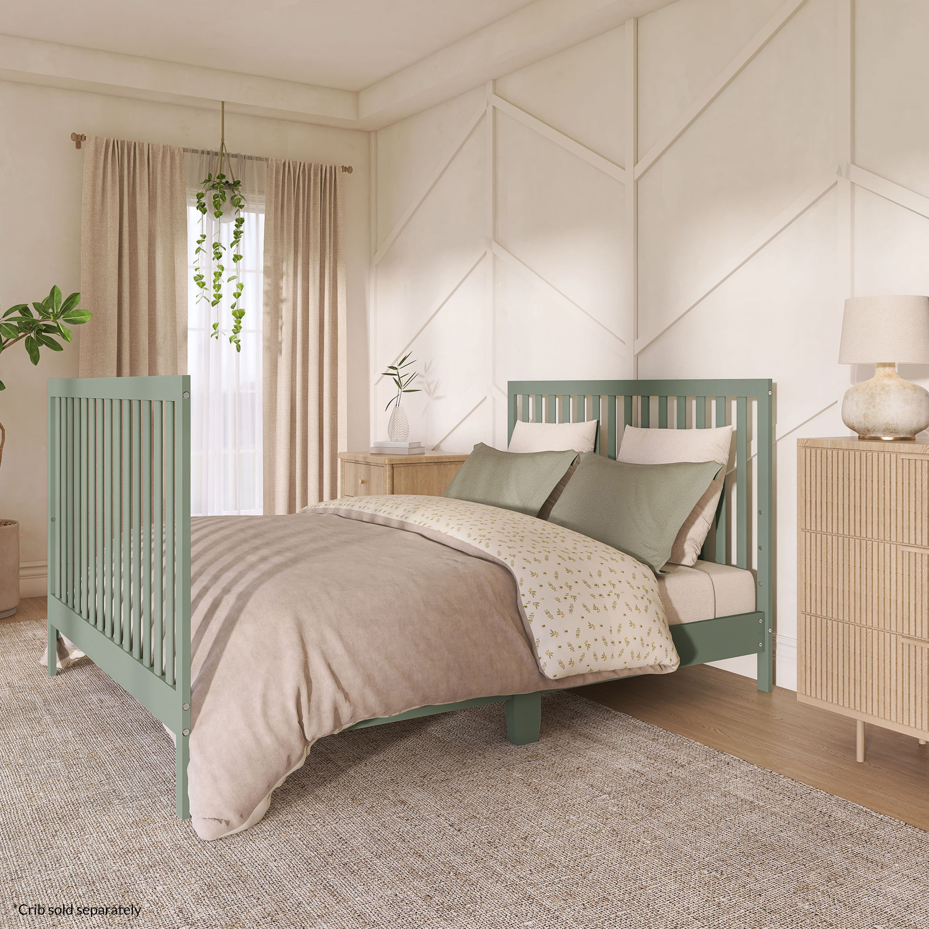 Dream On Me Universal Bed Rail, Sea Grass