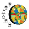 thumbnail image 4 of Fuzoiu German Shepherd Dog Print Universal Spare Tire Cover with Buckle Strap, Waterproof Wheel Covers for Jeep, Trailer, RV, Truck and All Car-14 inch, 4 of 6