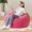 Pink, variant on 3.5FT Bean Bag Chair Adult Bean Bag Chair Large Bean Bag Chair with Filler Included Teardrop Bean Bag Chair with Removable Cover for Bedroom Living Room - (Large, Grey)
