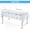 White, variant on Christmas Disposable Plastic Tablecloth Snowflake Pattern Waterproof Winter Holiday Party Table Cover Festive Room Decoration