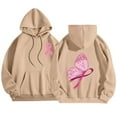 thumbnail image 1 of Chandail à Capuche Imprimé à Manches Longues pour Femmes, Ample, Oversize, Chandail, Blouse, 1 of 5