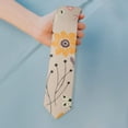 thumbnail image 2 of Watercolor Artistic Floral Tie & Skinny Tie Design: Lightweight and Comfortable, Ideal for Everyday Wear, 2 of 6