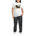 thumbnail image 5 of CafePress - Dachshund (Blk/Tan) Tangled In Christmas Lights Wo - Women's Short Sleeve Print T-Shirt and Pants Light Cotton Pajama Set, 5 of 7