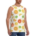 thumbnail image 2 of Balery Colorful Lemons Camisetas sin mangas para hombre, absorbe la humedad y protege contra el mal olor.-3X-Large, 2 of 7