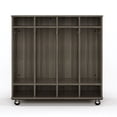 thumbnail image 6 of Tot Mate Children's Mobile Locker with Dry Wipe Board, Classroom Furniture, Gray, 48"W x 20"D x 48"H, 6 of 6