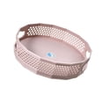 thumbnail image 4 of tredstone Anti-Skid Turntable Spice Rack Bathroom Storage Tray Organizer Container Pink L, 4 of 8
