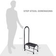thumbnail image 2 of Costway Non-Slip Handy Support Step Stool w/ Handle 330 Lbs Load Capacity Kitchen Safety, 2 of 9