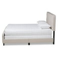 thumbnail image 2 of Bowery Hill Transitional King Size Beige Upholstered Button Tufted Panel Bed, 2 of 10