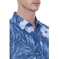 thumbnail image 3 of HAPPY BAY Mens Hawaiian Shirts Short Sleeve Button Down Shirt Men's Casual Vacation Tropical Beach Summer Party Shirts for Men Funny XL Grey Floral, 3 of 6