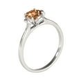 thumbnail image 3 of Mauli Jewels Engagement Rings for Women 0.45 Carat Flower Shaped Morganite Ring for Women, Wedding Ring Jewelry 4-prong 10k White Gold, 3 of 7