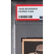 Graded 1948 Bowman Ferris Fain #21 Baseball Card PSA 4 (Cert #75023493)
