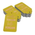 thumbnail image 2 of Inkdotpot Rose Gold Foil Paper Hang Tags Good Bye Tension Hello Pension Retirement Favor Tags 50 Pieces, 2 of 6