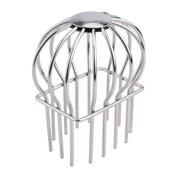 304 Stainless Steel Gutter Guard Leaf Filter Strainer for Downspouts Roof Pipes 8.5x6.5mm/11x10mm Silver Rustproof Mesh Screen