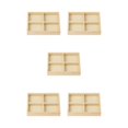 thumbnail image 2 of Thinsony Jewelry Display Tray Case Beads Holder Ladies Bangles Gemstone Stackable 4 grids 7.87x5.91x1.38 Inch 5Set, 2 of 6