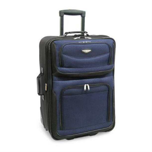 Traveler's Choice - Travel Select Amsterdam Expandable Rolling Upright  Luggage, Navy - Walmart.com - Walmart.com