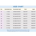 thumbnail image 4 of TZEWGL Summer Gradient Flare Jeans Pants Wide Leg Casual Denim Straight Pants Drawstring High Waist Elastic Band With Pockets For Kids size 2-3T, 4 of 5