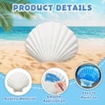 thumbnail image 2 of 30 Conchas de Vieira Naturales de 5 A 7,5 cm, Conchas Blancas para Manualidades, Pintura, Playa, Verano, Boda, Hogar., 2 of 5