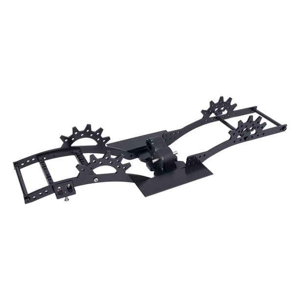 Vogacara Marco de Coche RCGOFOLLOW Chasis Fuerte para 1/10 Axial Capra Crawler RC Negro