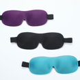 thumbnail image 2 of Antifaz para dormir, antifaz 3D contorneado 100% opaco mejorado para dormir con correa ajustable, venda nocturna cómoda y suave para mujeres y hombres, sombras para viajes/siestas (morado) WD.WDQZL Hogar, 2 of 5