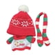 thumbnail image 5 of Suéter de Navidad para muñecas de moda, 3 uds., con sombrero, bufanda, accesorios de disfraz, ropa hecha a mano para muñecas de 8 pulgadas, 5 of 9
