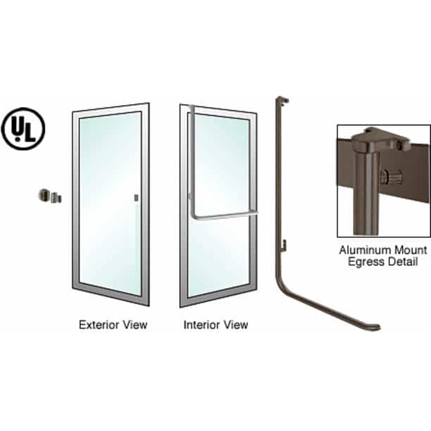 CRL/Blumcraft® Oil Rubbed Bronze Left Hand Reverse Swing CRL/Blumcraft® Oil Rubbed Bronze Left Hand Reverse Swing