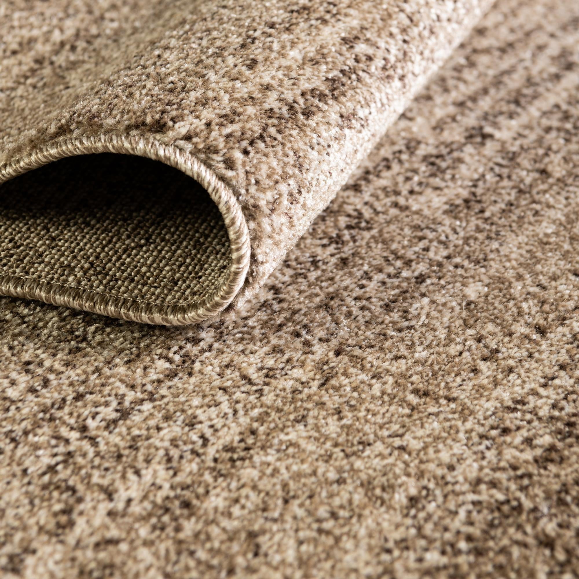 Rugs.com Angelica Collection Rug – 8 Ft Square Beige Medium Rug Perfect For Living Rooms, Kitchens, Entryways