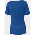 thumbnail image 5 of Womens Summer Short Sleeve T Shirts Slim Fit One Piece Cutout Scoop Neck Going Out Date Night Tops, 5 of 5