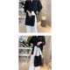 thumbnail image 5 of Ladies Small Corduroy Shoulder Bag Fashion Bucket Bag Shopping Bag Handbag Coffee, 5 of 5