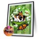 thumbnail image 1 of Cuadros Decorativos Gato y mariposa Kits de pintura de diamantes DIY Arte de taladro cuadrado completo (40x50cm) Sywqhk Nuevos Originales, 1 of 1