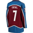 thumbnail image 3 of Women's Fanatics Devon Toews Burgundy Colorado Avalanche Home Breakaway Player Jersey, 3 of 3