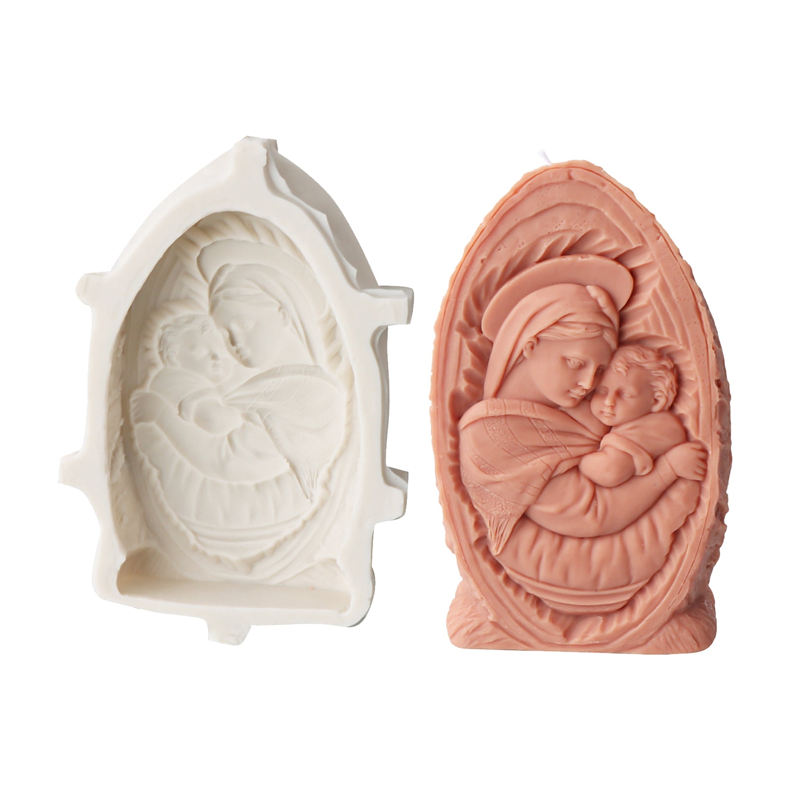 lanema Resin Statues Moulds Silicone Crafting Molds Silicone Sculpture Molds for Craft