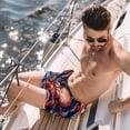 thumbnail image 2 of luoweisi Men's Beach Shorts Quick Dry Swim Trunks with Mesh Lining Octopus XL, 2 of 5