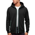 thumbnail image 2 of Kureaily Stylish Hoodies For Men Comfortable And Versatile Zip Up Sweatshirts For Casual Wear In Fall And Winter Hoodie Pullover Sweatshirts, 2 of 5