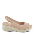 thumbnail image 2 of Flexus Women's MAYBERRY Slingback Wedge Sandals Blush EU 36 / US 5.5 - 6, 2 of 5