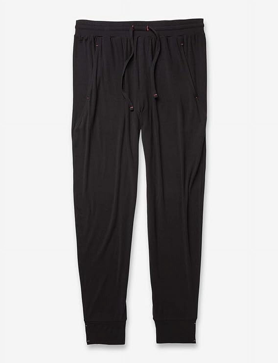 Men's Tommy John 1002157 Second Skin Lounge Jogger (Black XL) - Walmart.com