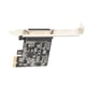 thumbnail image 4 of Tarjeta de expansión PCIE PCI Express 1X IEEE 1284 DB25 puerto paralelo puerto de impresora tarjeta adaptadora de aplicaciones amplias, 4 of 9