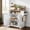 White, variant on Coffee Bar Cabinet with Storage & Adjustable Shelves, Sideboard
