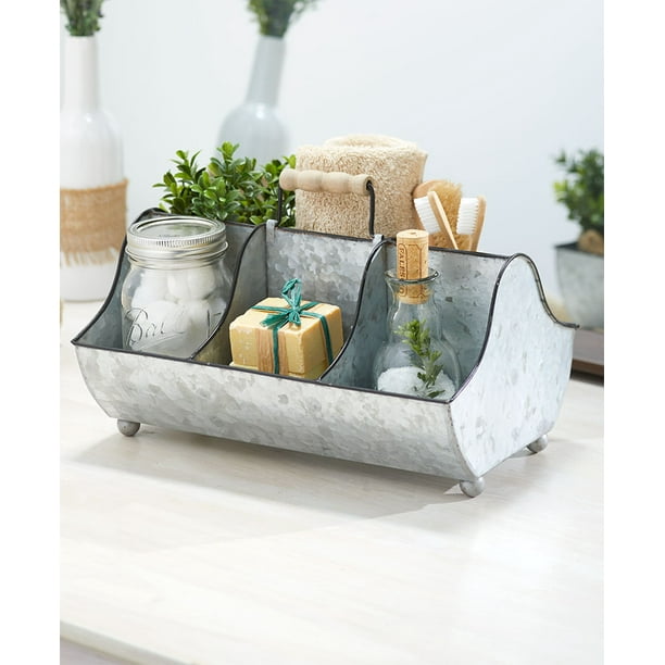 6Section Galvanized Storage Bin