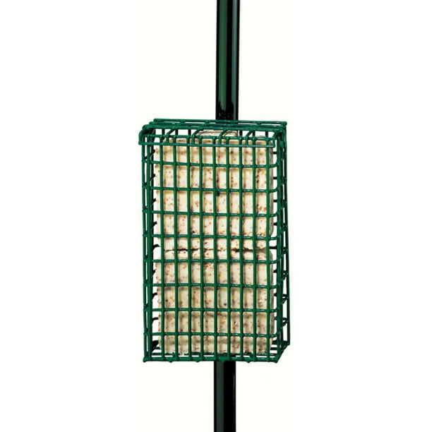 Droll Yankees Suet Double Feeder with Pole Clamp