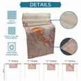 thumbnail image 6 of Coral Jellyfish Coastal Table Runner 90 Inches, Summer Ocean Coral Pink Linen Bed Runner Dresser Scarves Tabletop for Indoor Outdoor Parties/Ceremony/Banquet, 13" x 90", 6 of 9