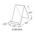 thumbnail image 2 of Azar 6 1/2"(H) x 3 1/2"(W) x 7 1/2"(D) Acrylic Easel Display 10/Pack 515425, 2 of 2